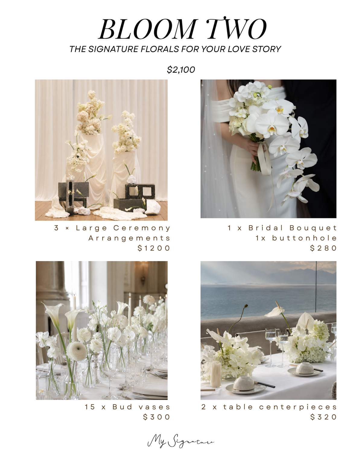 Wedding package - Bloom Two